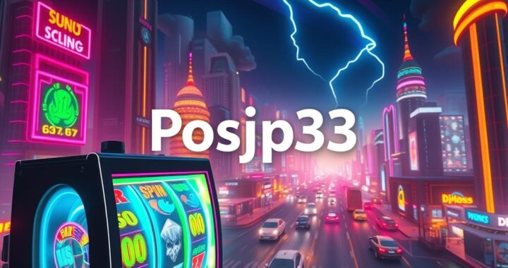 Slot Online Posjp33 2025: Jackpot Besar & Game Terlengkap